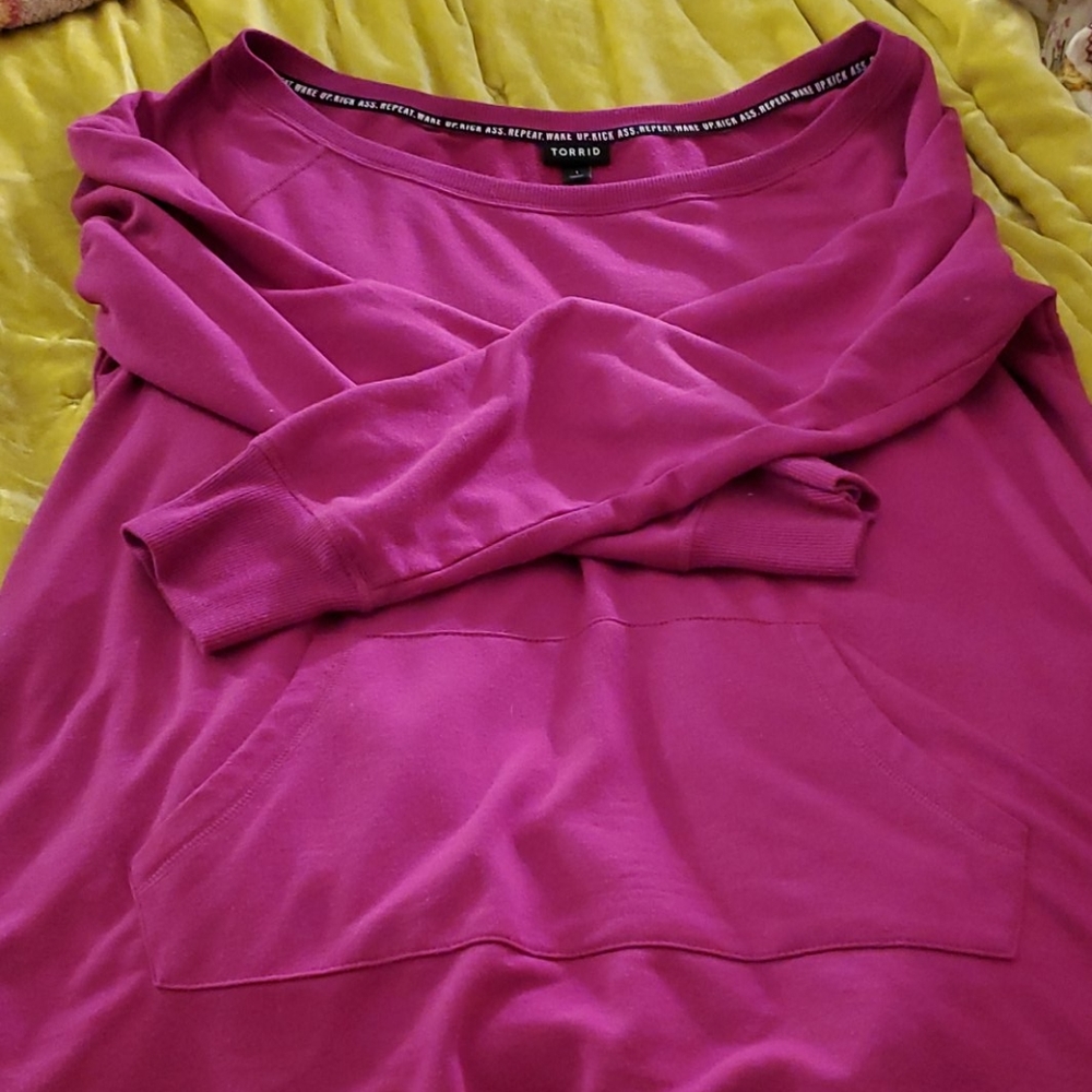 Torrid athletics pullover sweatshirt